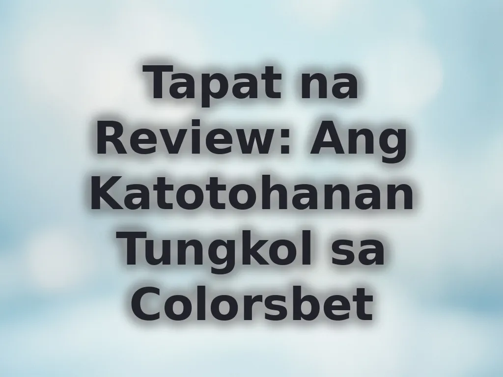 Tapat na Review